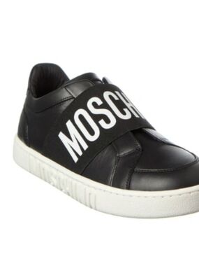 Moschino Slip-On Logo Sneakers Size 40